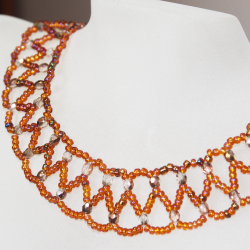Necklace - Dentelle Surya - Necklace - Laiton bronze